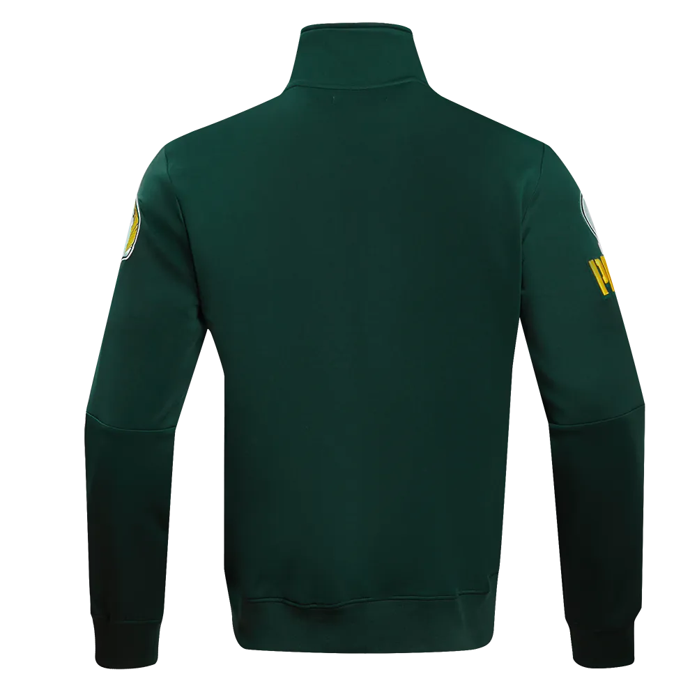 NFL GREEN BAY PACKERS CLASSIC MEN'S DK TRACK JACKET (FOREST GREEN)