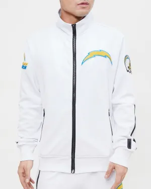 NFL LOS ANGELES CHARGERS CLASSIC MEN'S TRACK JACKET (WHITE)