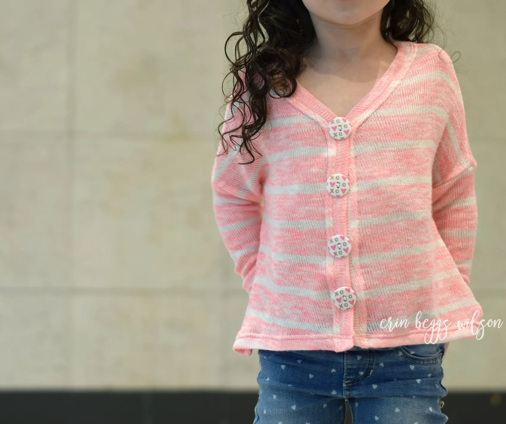 Nightingale Cardigan and Hi-Low Crop PDF Pattern Girls 2T-14yrs