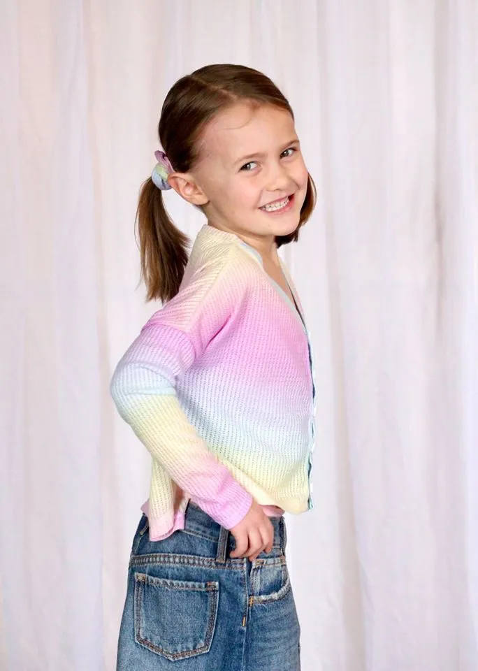 Nightingale Cardigan and Hi-Low Crop PDF Pattern Girls 2T-14yrs