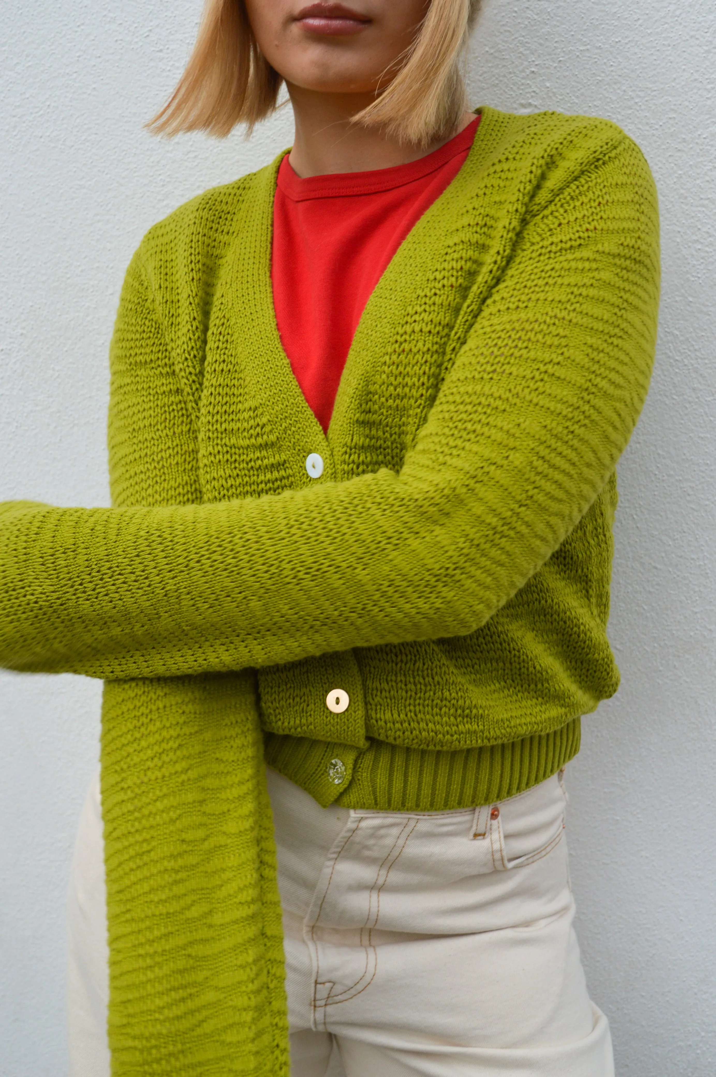 Numph Mirna Golden Cypress Cardigan