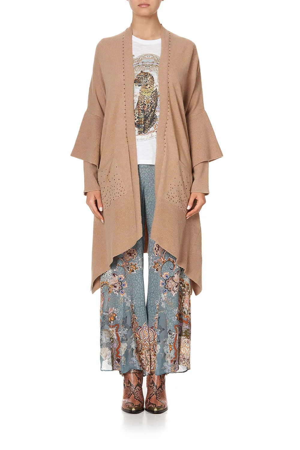 OVERSIZED PATCH POCKET CARDIGAN LE PALAIS DU ZAHIR