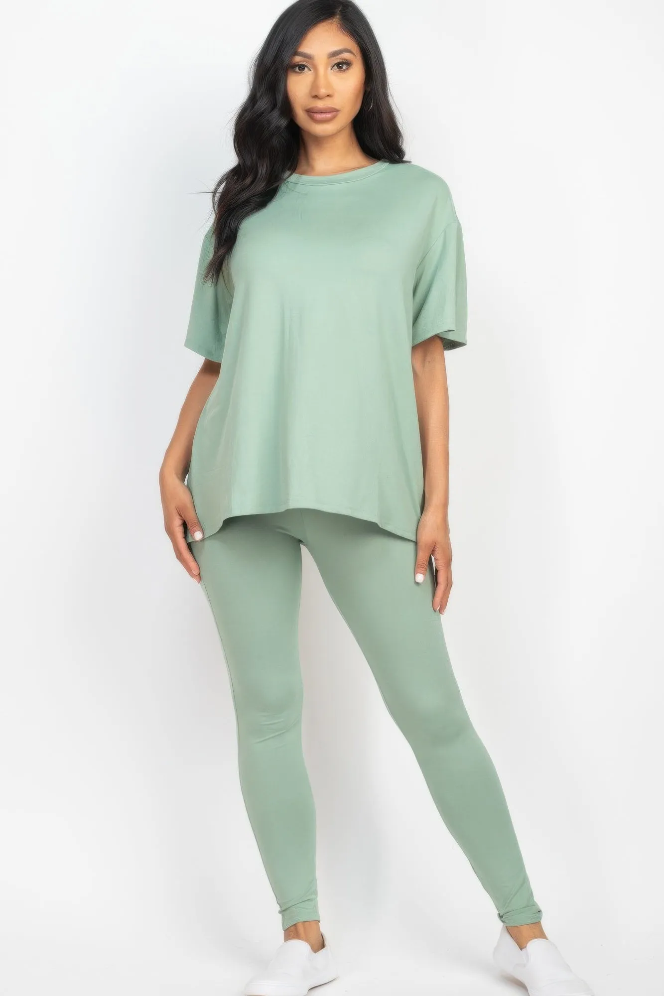 Oversized T-shirt & Leggings Set