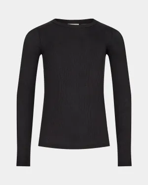 PETRICIASY T-SHIRT LONG SLEEVE - Black