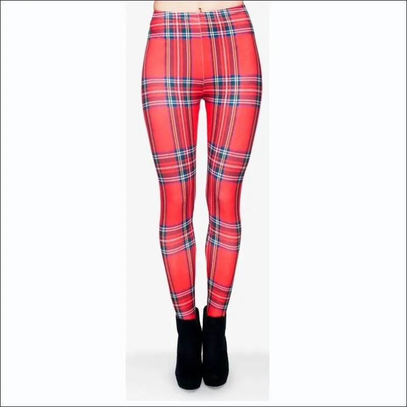 Plaid Leggings