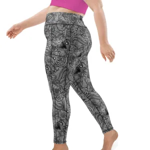 Plus Size Eco-Friendly Deep Sea Leggings