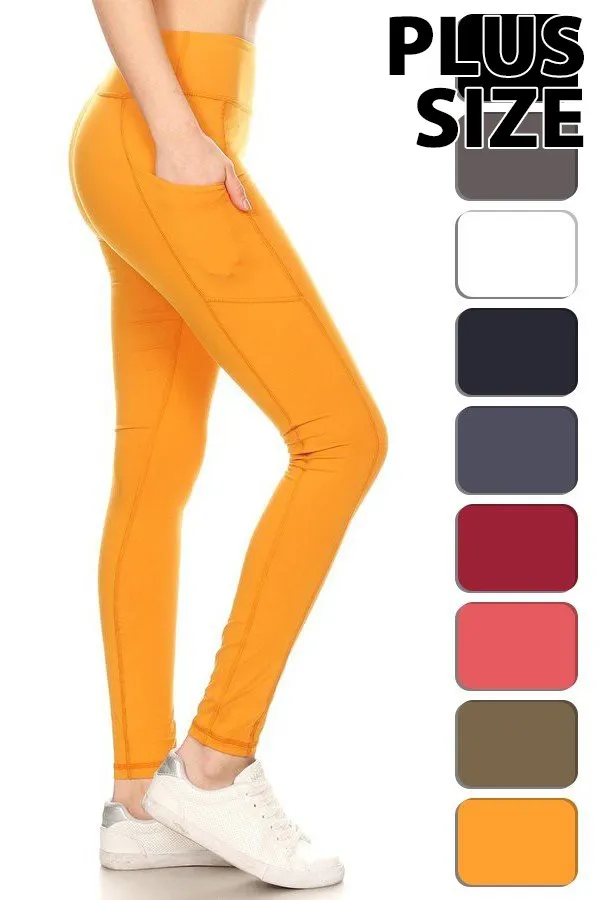 Plus size premium yoga leggings