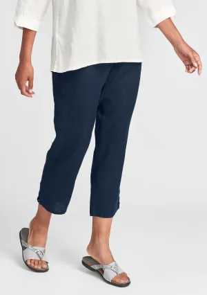 Pocketed Ankle Pant - Linen Pants - FINAL SALE