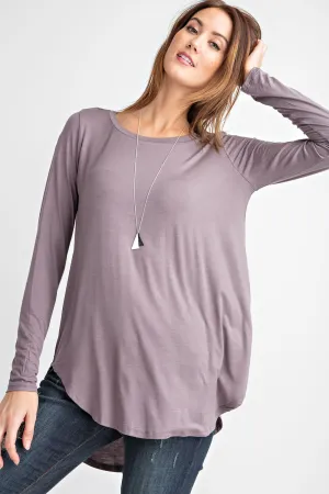 Rae Mode Basic Round Neck Top