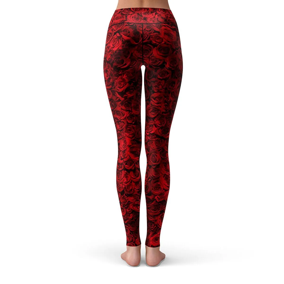 Red Rose Leggings