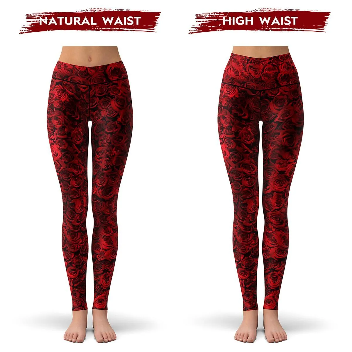 Red Rose Leggings