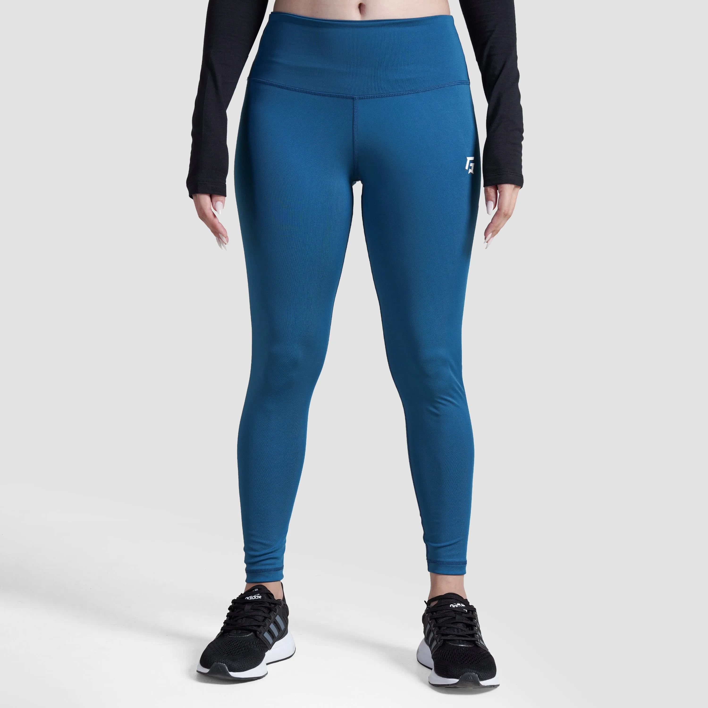 Run Leggings (Turquoise)