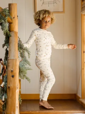 Rylee & Cru Long Sleeve Pajama Set, Winter Town