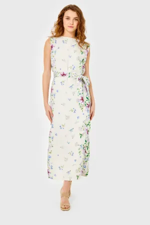 Sabine Dress-Linen-Fleurs de Provence by Cartolina