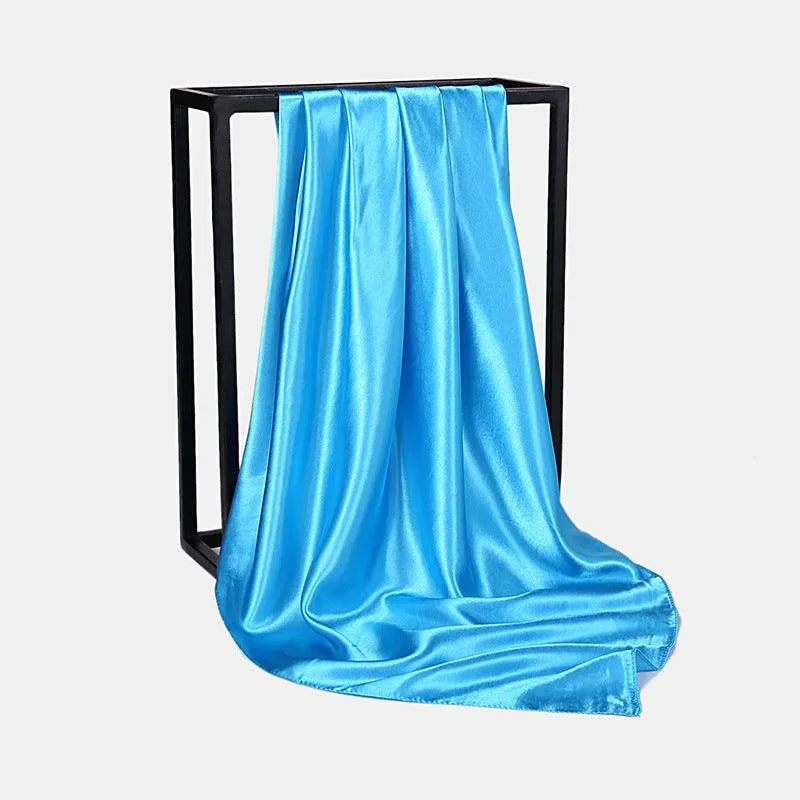 Satin Imitation Silk Scarf