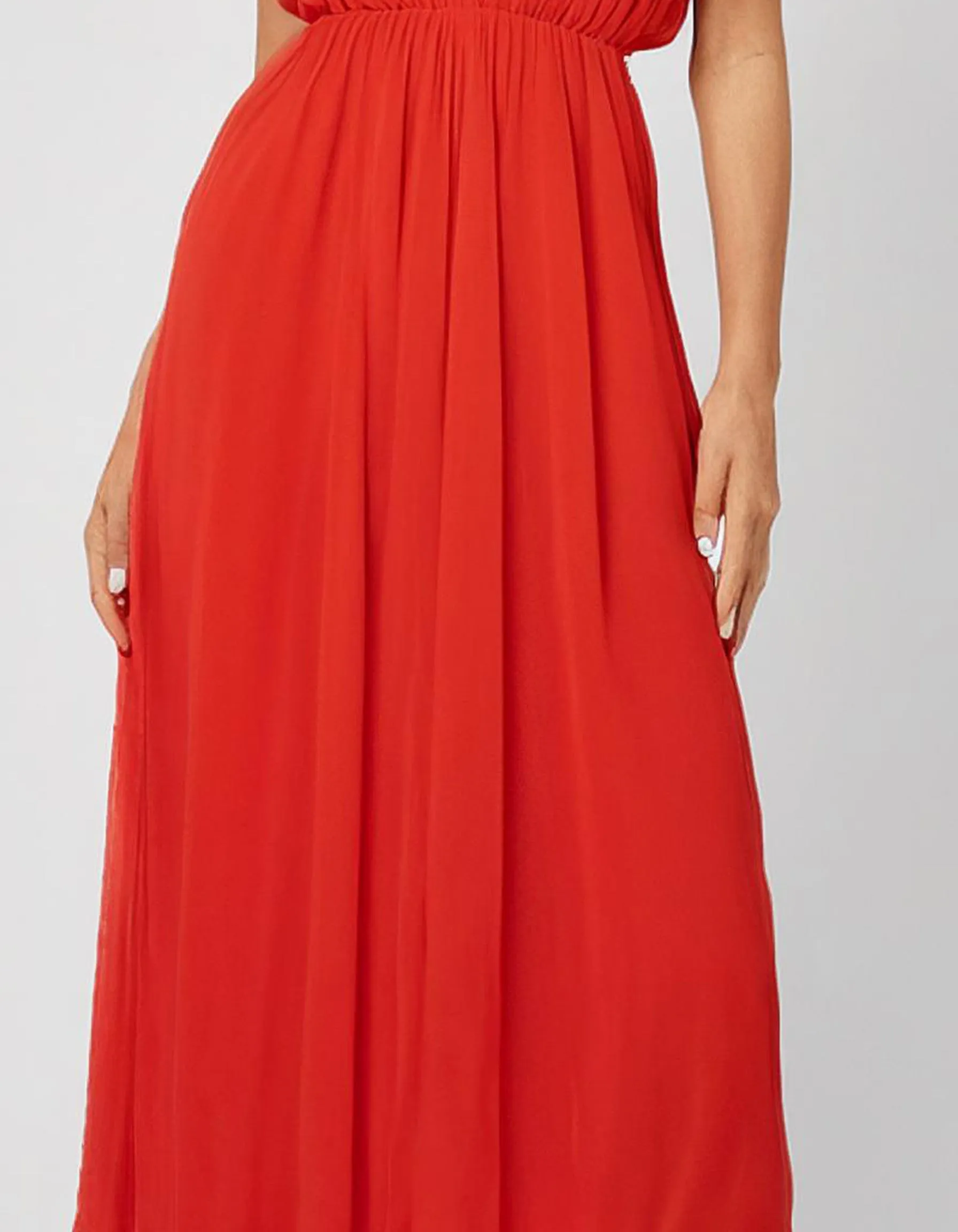 Scarlet Allure Maxi Dress