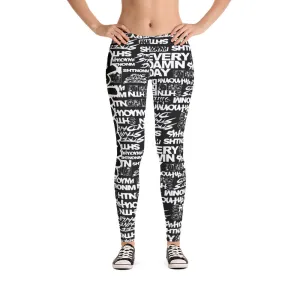 SHTNONM - LEGGINGS (BLACK/BLACK)