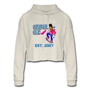 Skater Chic Women's Cropped Hoodie