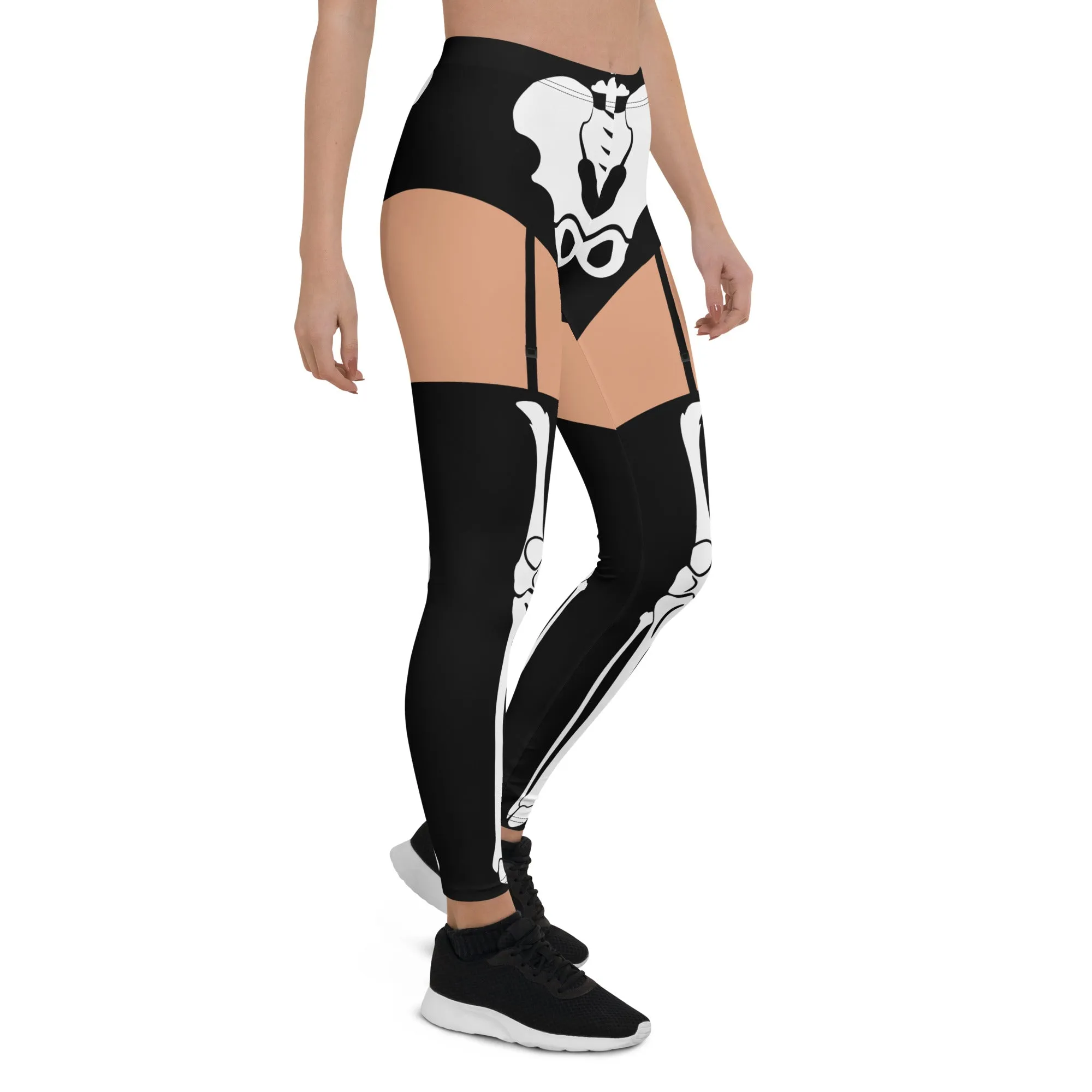 Skeleton Shorts Leggings