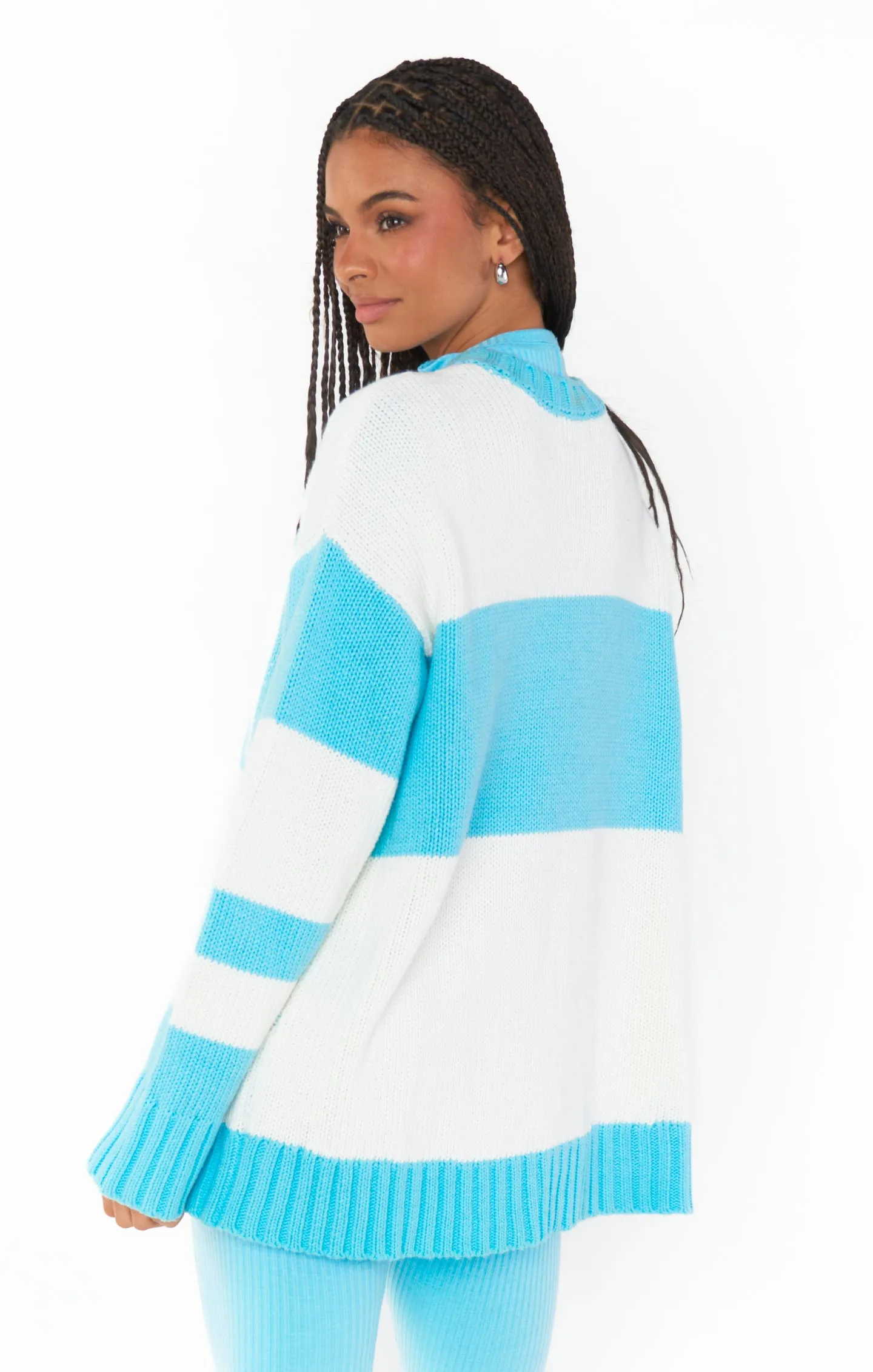 Ski in Sweater ~ Powder Blue Ski Knit