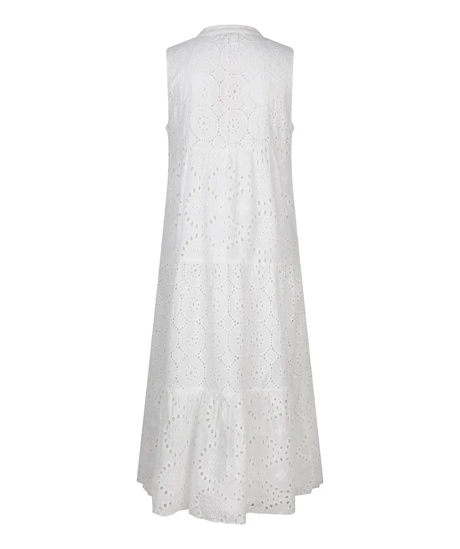 Sleeveless Eyelet Dress