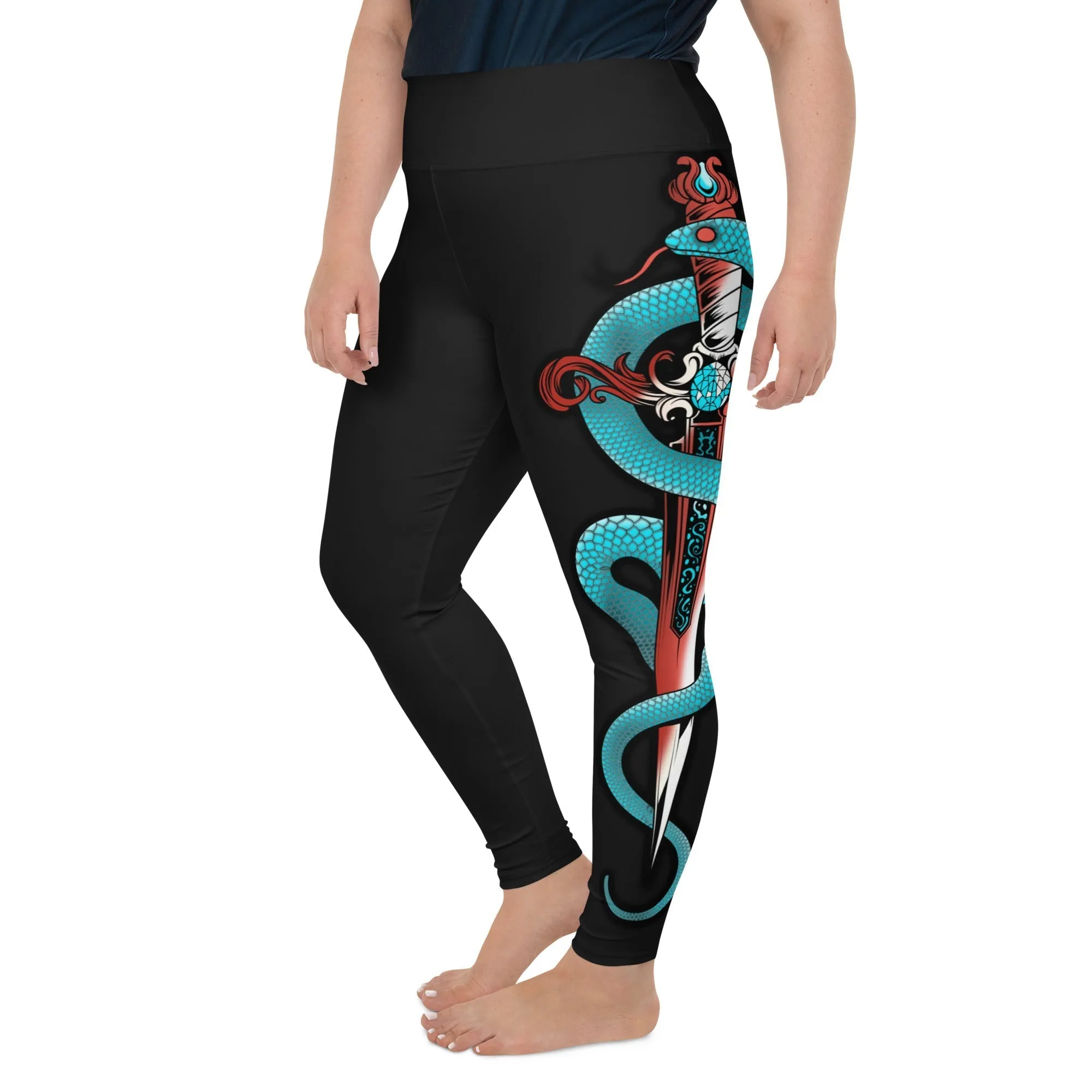 Snake & Sword Plus Size Leggings