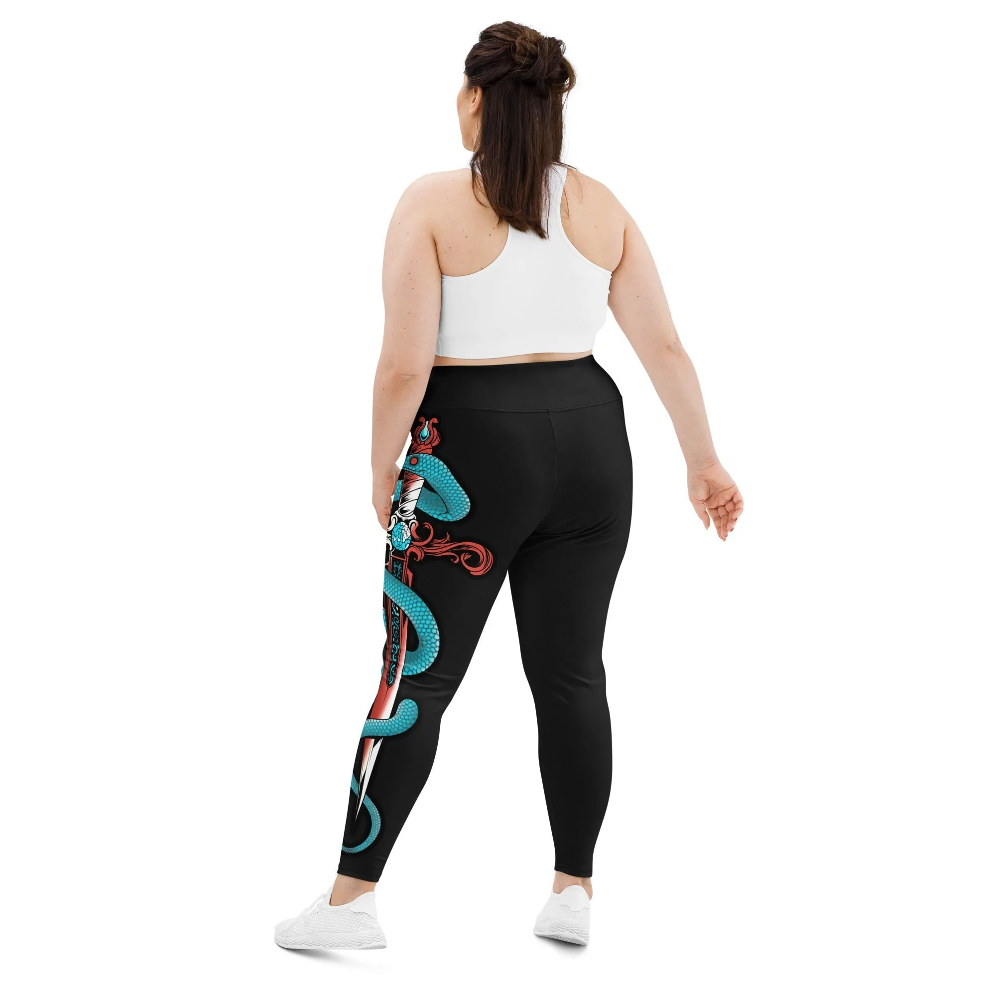 Snake & Sword Plus Size Leggings