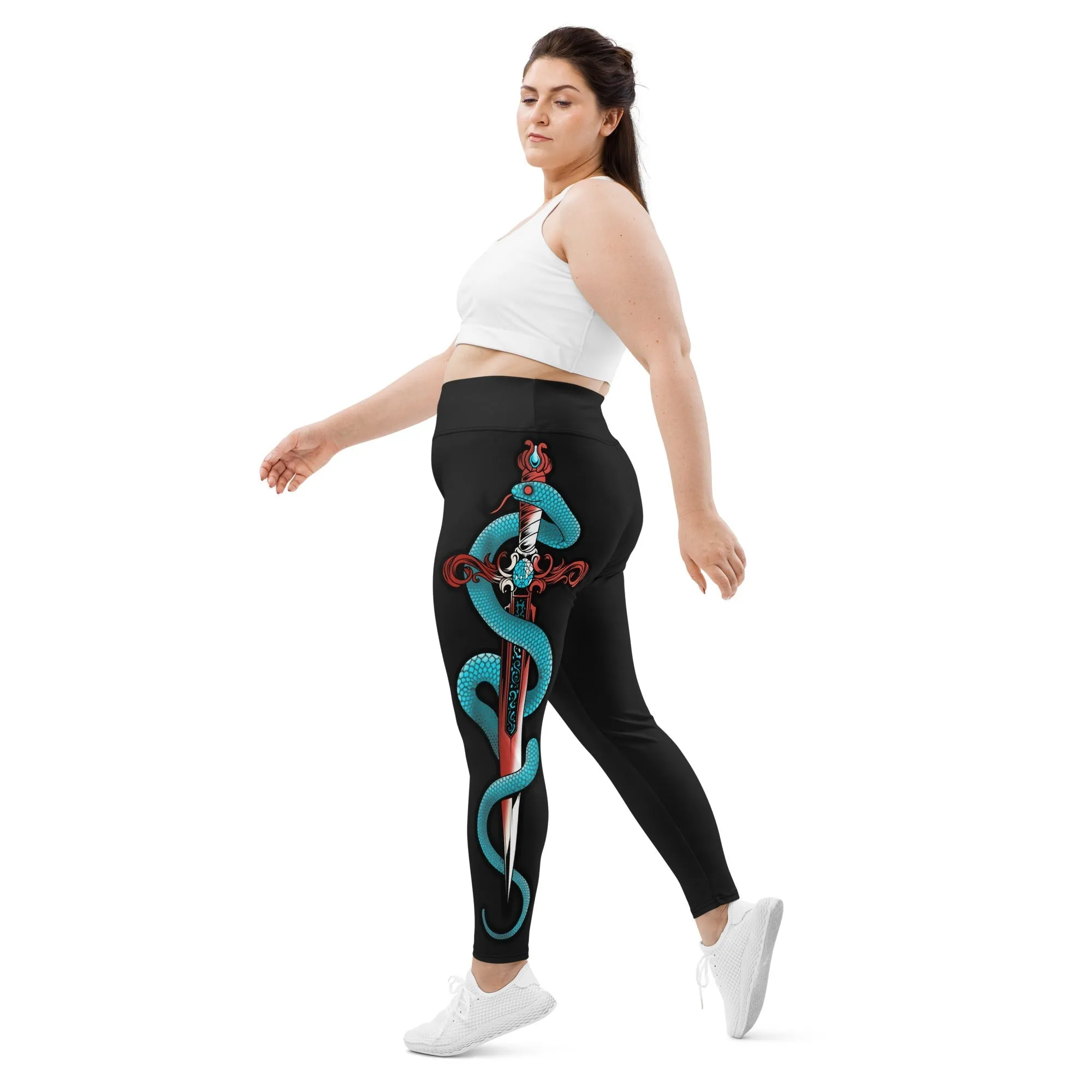 Snake & Sword Plus Size Leggings