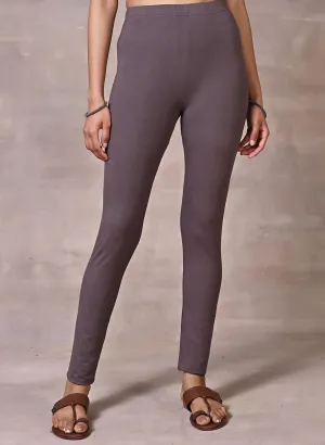 Sofia Ash Grey Skinny Fit Leggings for Women