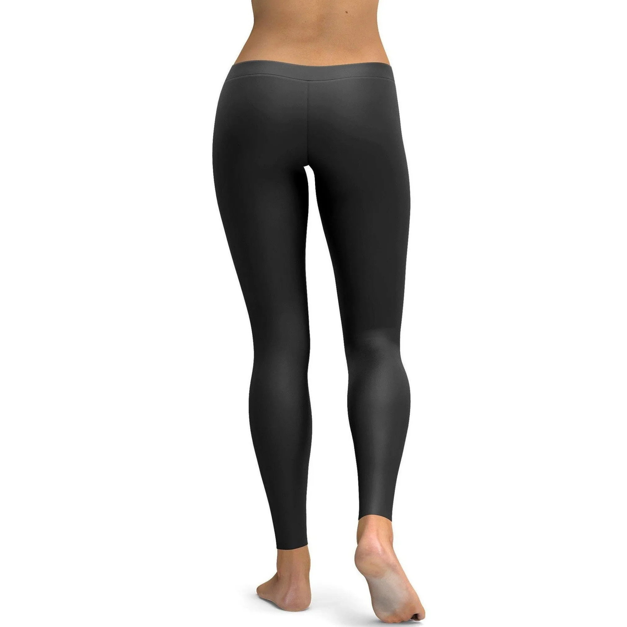 Solid Charcoal Grey Leggings