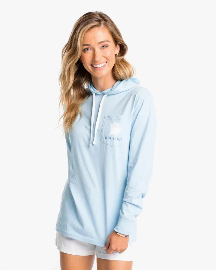 Southern Tide Sit Back and Skipjack Long Sleeve Hoodie T-Shirt