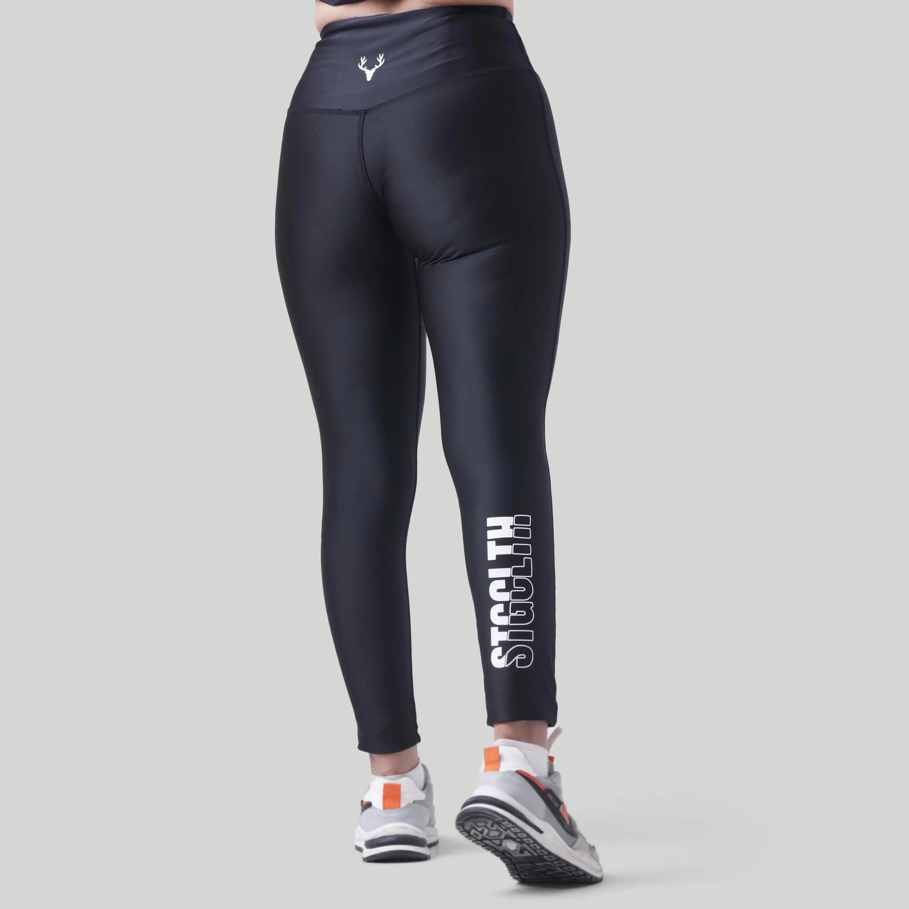 Stag Women Slash Dri-Fit Leggings (Black)