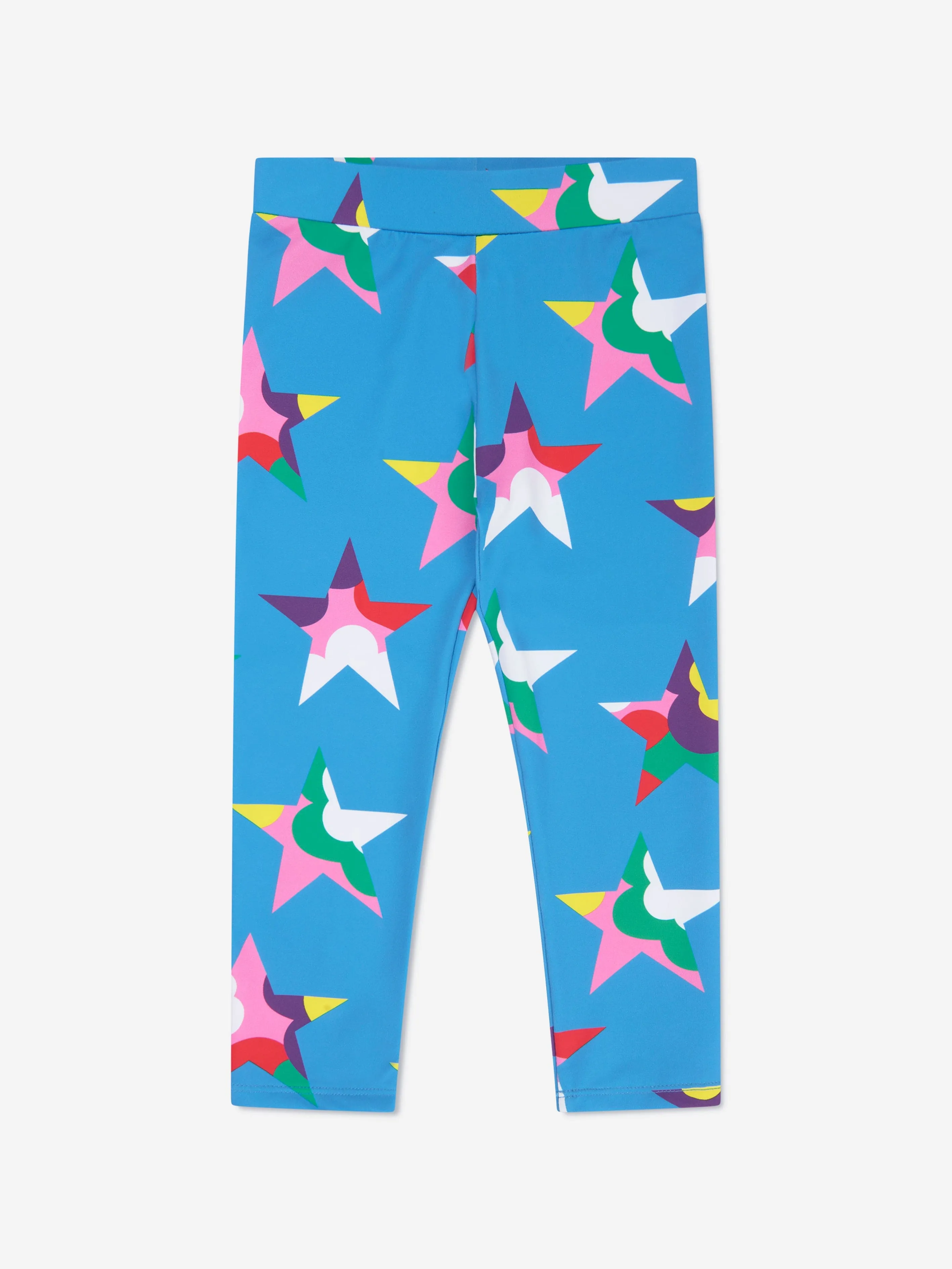 Stella McCartney Girls Star Print Leggings in Blue