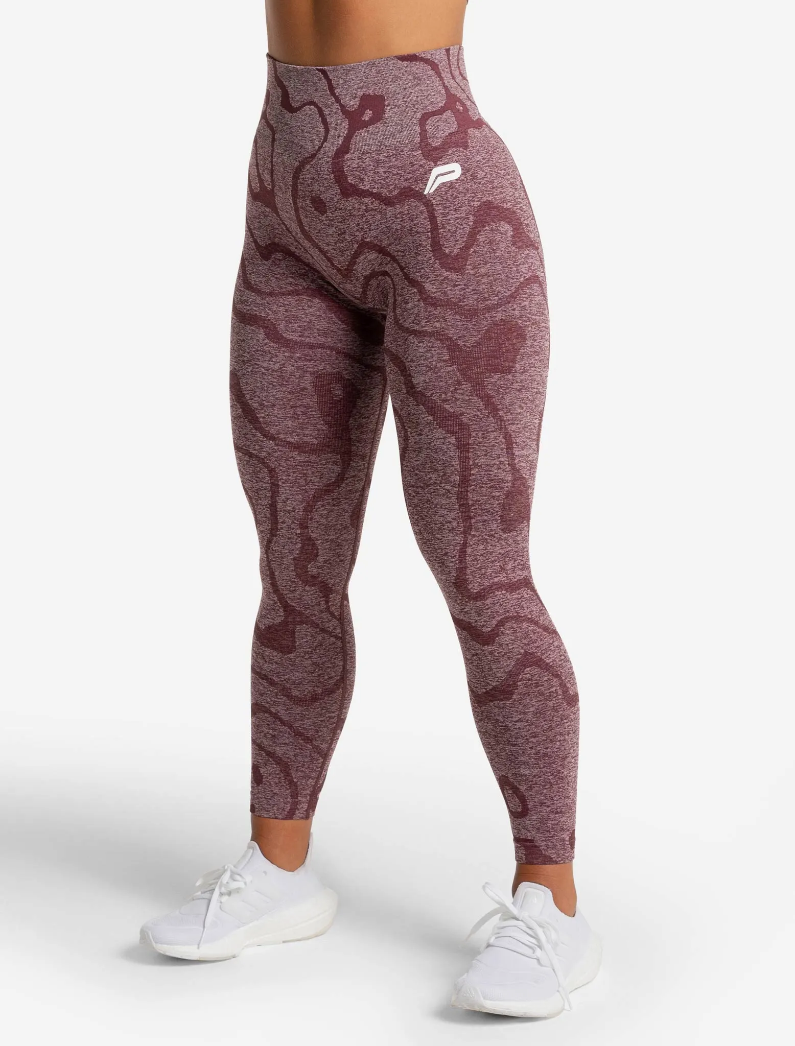 Sustainable Seamless Leggings - Burgundy