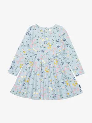 Swedish Meadow Print Kids Dress