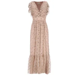 Temperley London Tulle Embellished Maxi Dress. Size 10UK