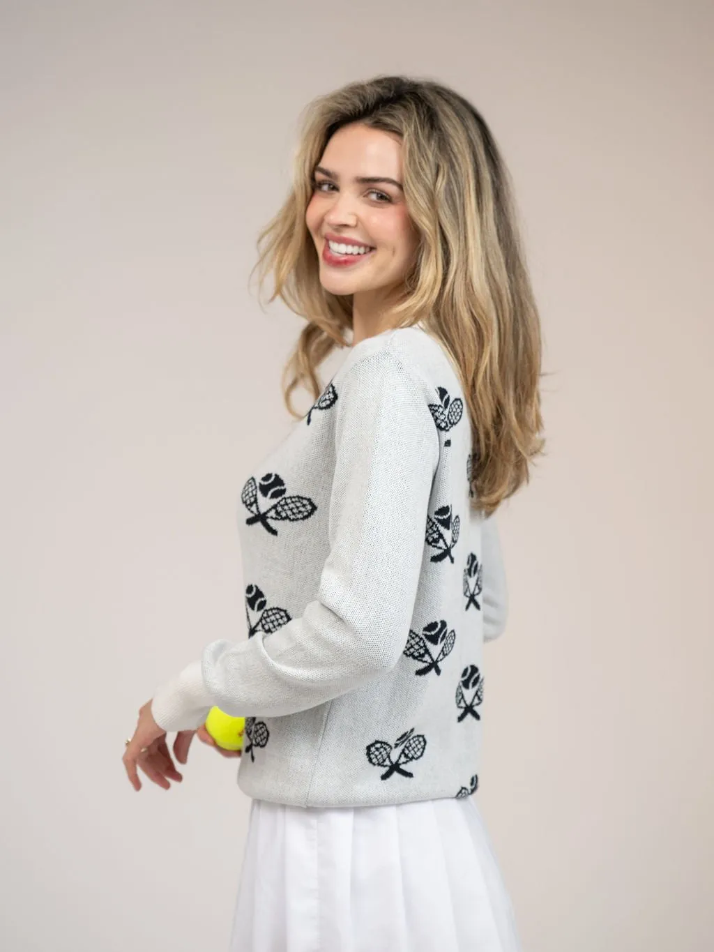 Tennis Knit Sweater