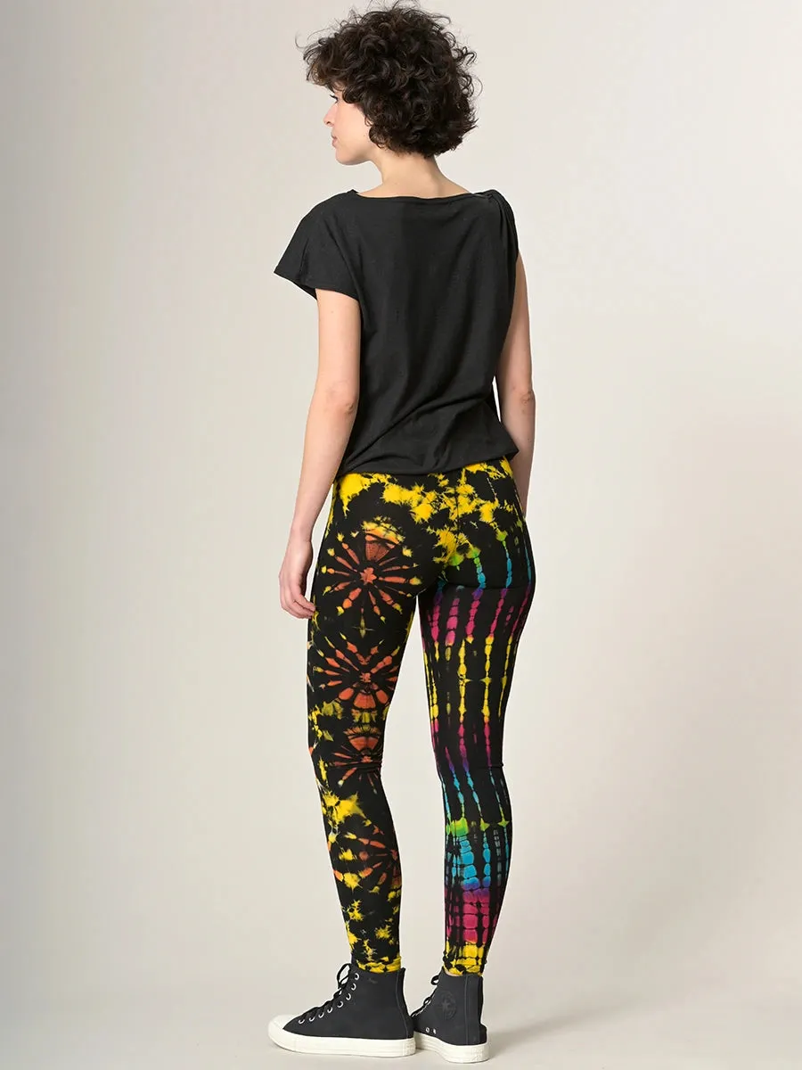 Tie Dye Leggings - Multicolour