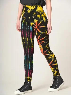 Tie Dye Leggings - Multicolour