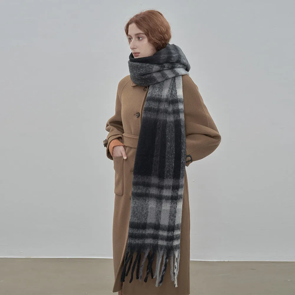 TLQHZZ-071 plaid stripe winter scarf