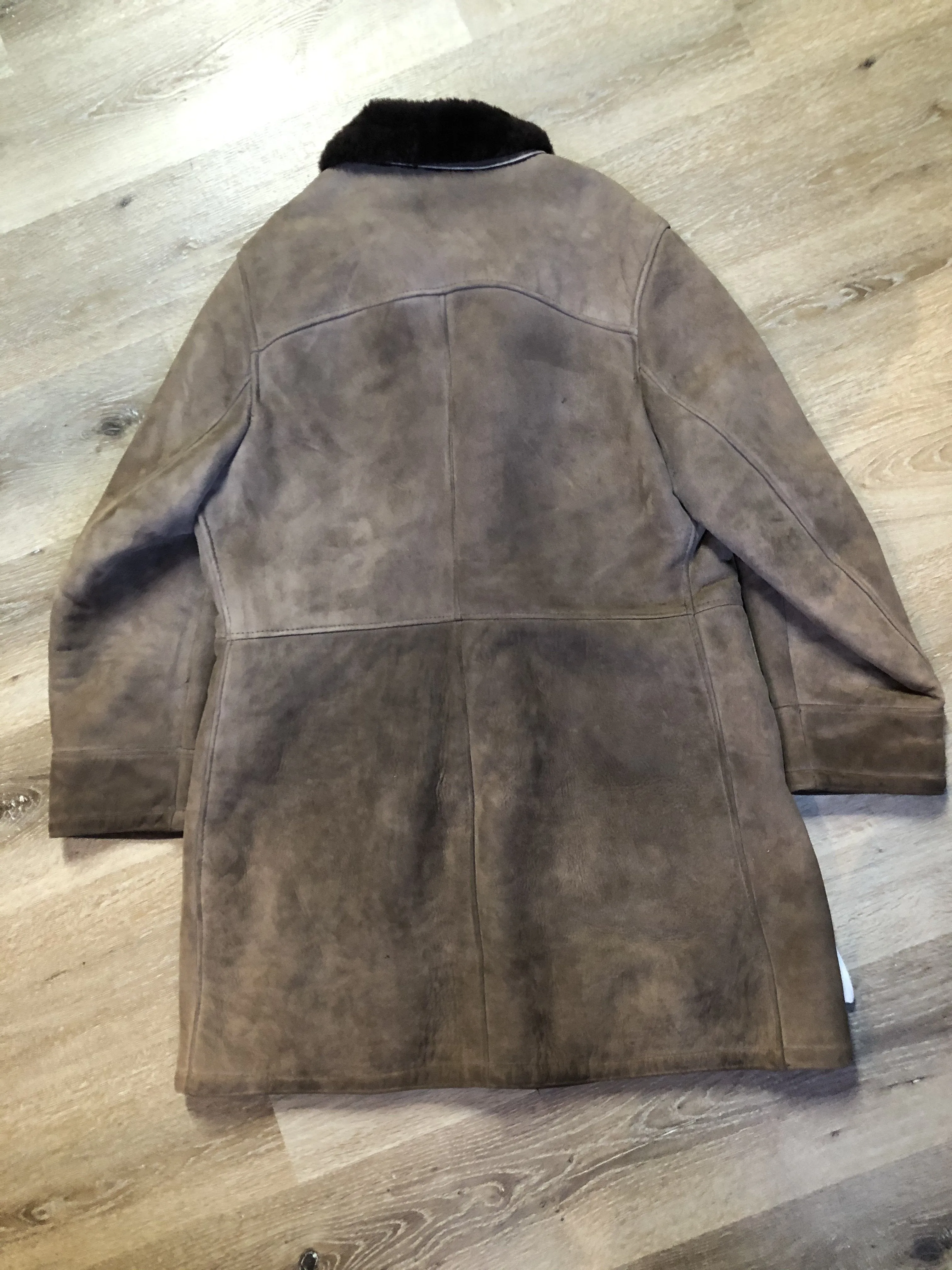 Vintage Brown Shearling Coat SOLD