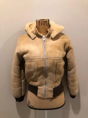 Vintage Ewe Wear Light Brown Shearling Coat, SOLD