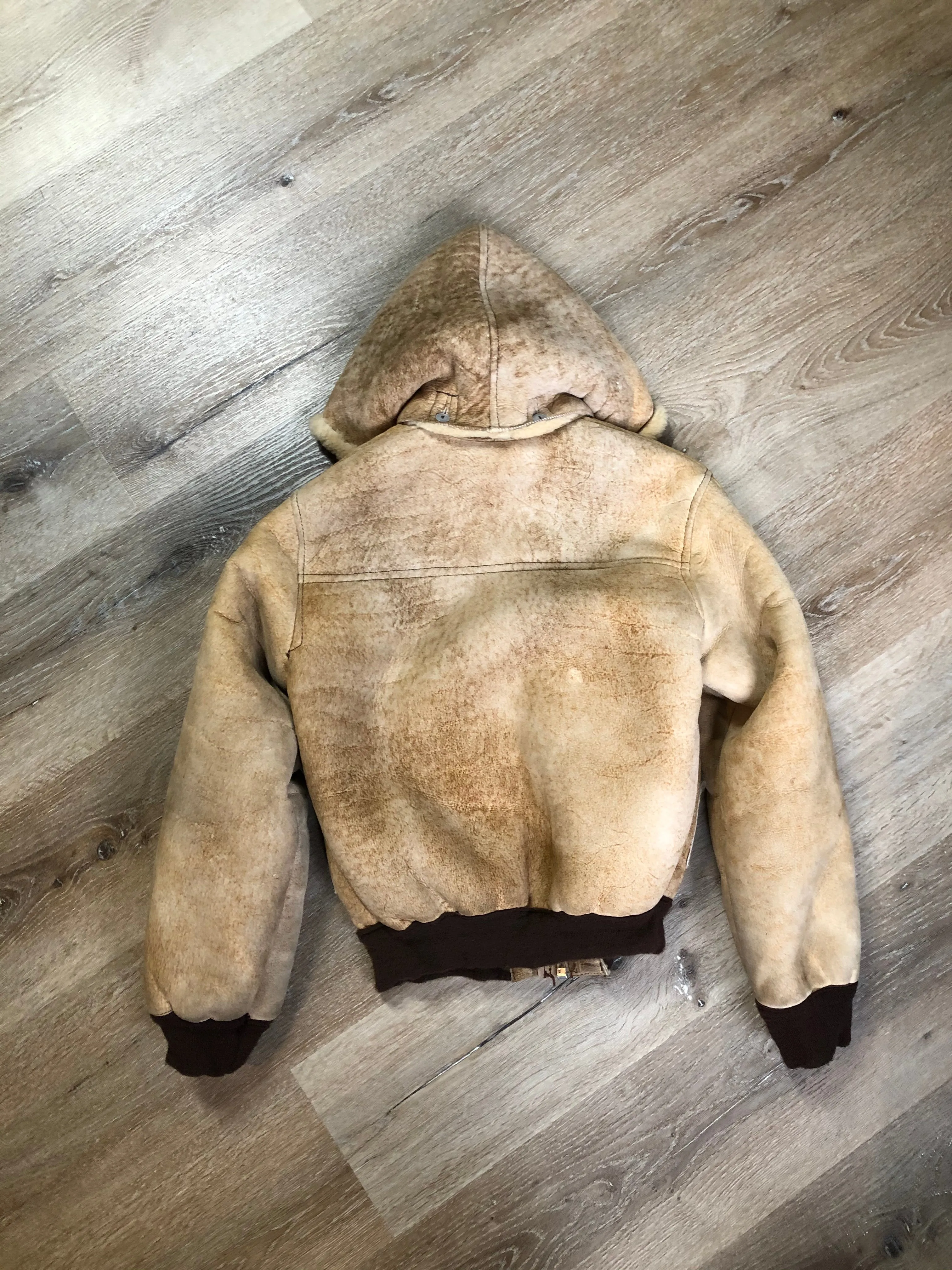 Vintage Ewe Wear Light Brown Shearling Coat, SOLD