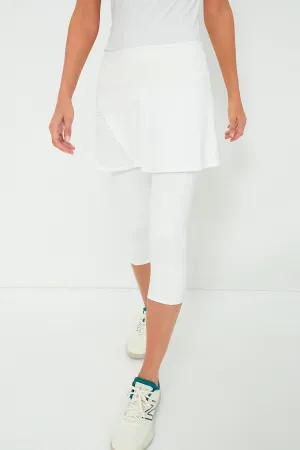 White Jesse Skirted Capri