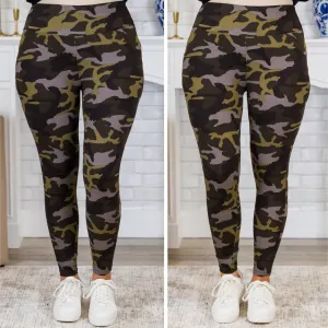 Wild Blend Leggings, Camo