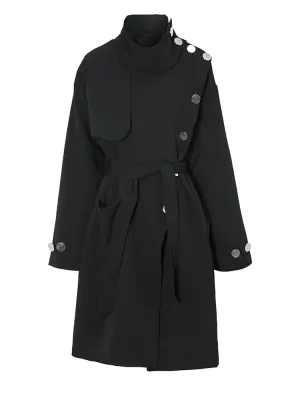 Windbreaker Women's Long Trench Coat