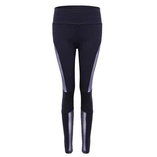 Women Comfortable Elastic Soft Mesh Profession Breathable Running Sport Yoga Pants