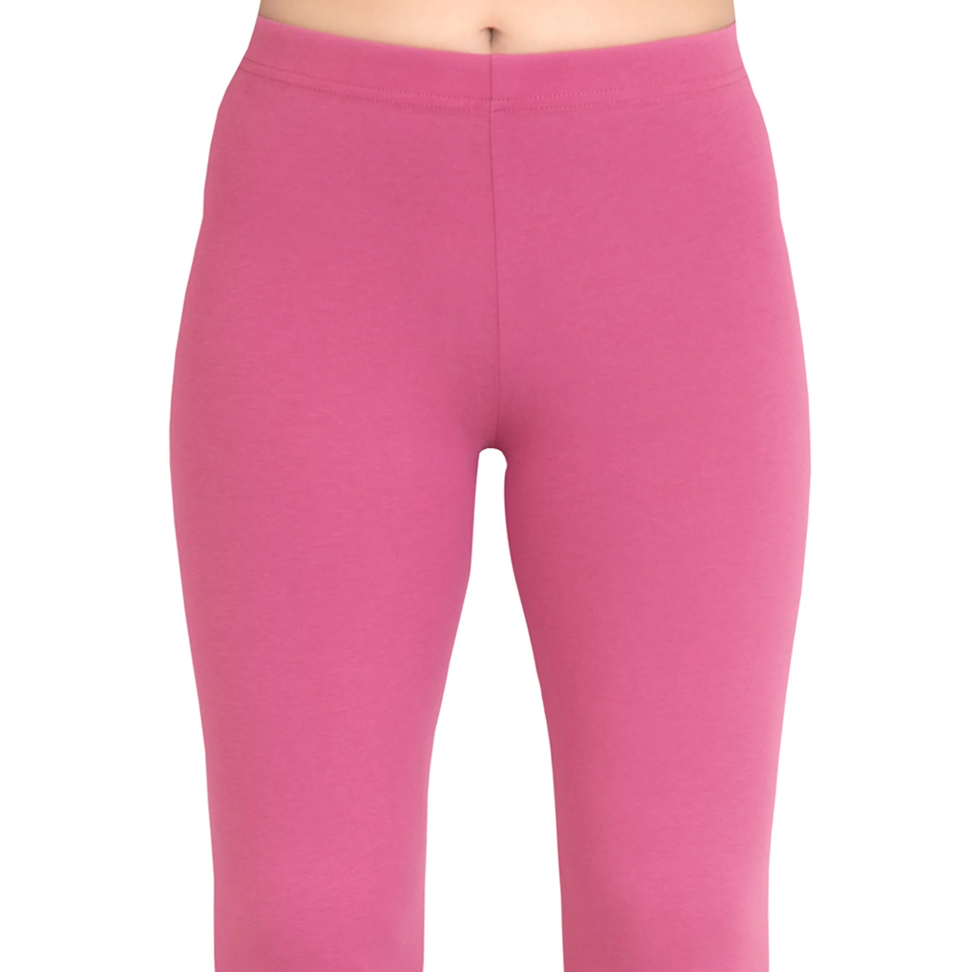 Women Mauve Breathable Long Length Legging