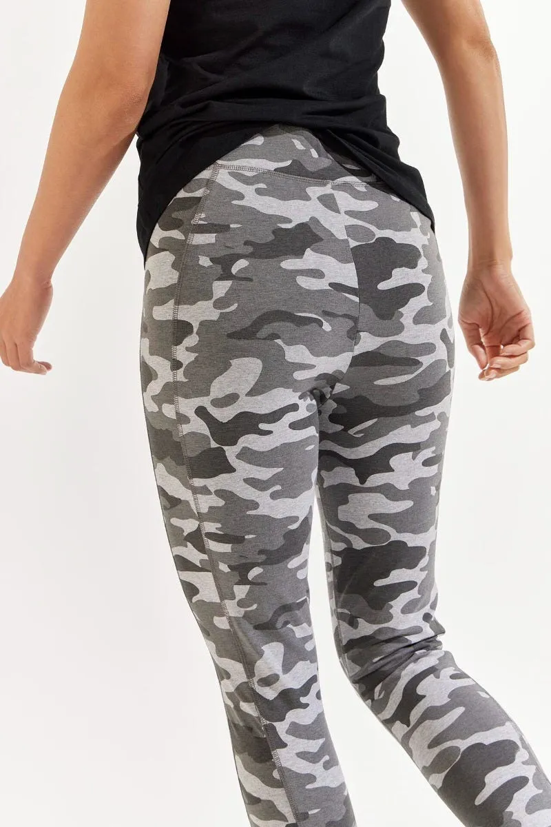 Women's LumaLeo Summer Leggings  |  Grey Modern Camo