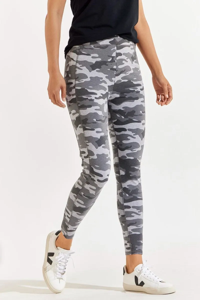 Women's LumaLeo Summer Leggings  |  Grey Modern Camo